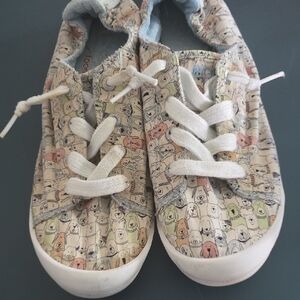 BOBS from Skechers Cartoon Print Sneakers
